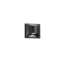 INTEC Applique LED VEYRON 230V 3,5W 840lm CCT Noir - LED-W-VEYRON NERO