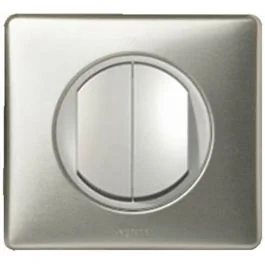 LEGRAND Céliane Interrupteur double va et vient anodisé titane complet