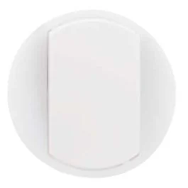LEGRAND Céliane Enjoliveur va et vient/poussoir avec couronne lumineuse doigt large blanc - 065004