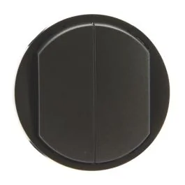 LEGRAND Céliane Enjoliveur interrupteur double graphite - 067902