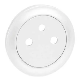 LEGRAND Céliane Enjoliveur prise de courant 2P+T affleurant blanc - 068111