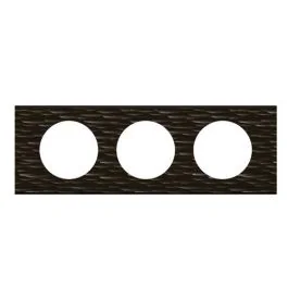 LEGRAND Céliane Plaque Matières triple Corian gougé - 069023
