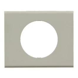 LEGRAND Céliane Plaque Métal simple Nickel Velours - 069111