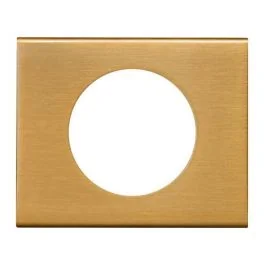 LEGRAND Céliane Plaque Matières simple Bronze doré - 069131