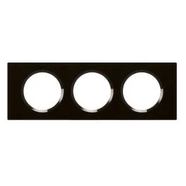LEGRAND Céliane Plaque Matières triple Verre piano - 069303
