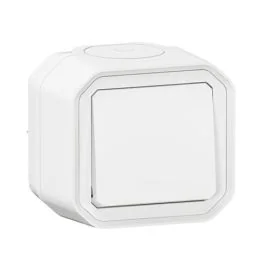 LEGRAND Plexo Bouton poussoir saillie complet étanche blanc IP55 - 069760L