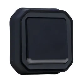 LEGRAND Plexo Bouton poussoir à voyant lumineux encastré complet étanche anthracite IP55