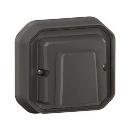 LEGRAND Plexo Sortie de câble encastré complet étanche anthracite IP55 - 069878L