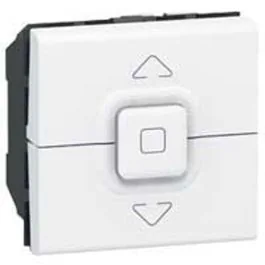LEGRAND Mosaic Bouton poussoir pour volets roulants blanc - 077025