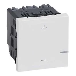 LEGRAND Mosaic variateur sans neutre 125W LED blanc – 078407A