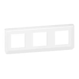 LEGRAND Mosaic Plaque triple horizontale Blanc - 078806L