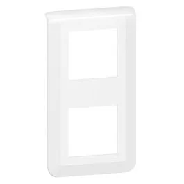 LEGRAND Mosaic Plaque double verticale blanc - 078822L