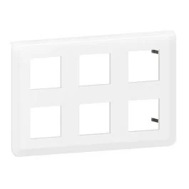 LEGRAND Mosaic Plaque horizontale 2x3x2 modules blanc - 078832L