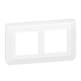 LEGRAND Mosaic Plaque double horizontale entraxe 57mm blanc - 078864L