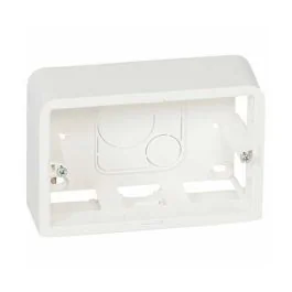 LEGRAND Mosaic Cadre saillie 1,5 postes ou 3 modules P40 blanc - 080289
