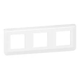LEGRAND Mosaic Plaque triple horizontale blanc EU - 277806L