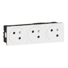 LEGRAND Mosaic Triple prise de courant 2P+T blanc EU - 278165L