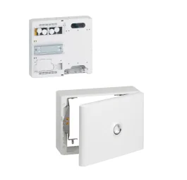 LOT LEGRAND Drivia Platine pour compteur et disjoncteur de branchement EDF + Drivia Habillage 18 modules - 401181 + 401189