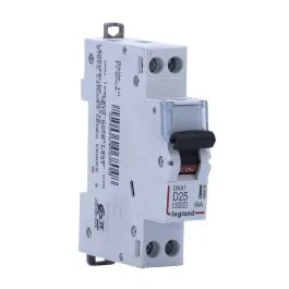 LEGRAND DNX3 Disjoncteur 25A Ph+N courbe D 6kA 230V - 406804