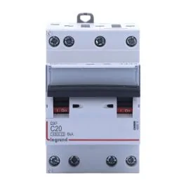 LEGRAND DX3 Disjoncteur tétrapolaire 20A courbe C 6kA 400V - 406911