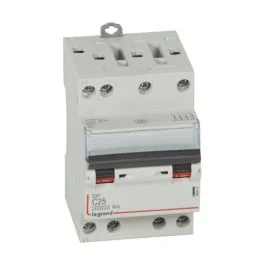 LEGRAND DX3 Disjoncteur tétrapolaire 25A courbe C 4,5kA 400V - 406912
