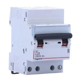 LEGRAND DX3 Disjoncteur tétrapolaire 25A auto/vis courbe C 4,5kA 400V - 406921
