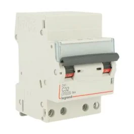 LEGRAND DX3 Disjoncteur tétrapolaire 32A auto/vis courbe C 4,5kA 400V - 406922