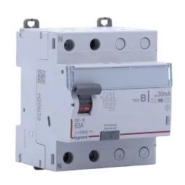 LEGRAND DX3 Interrupteur différentiel 63A 30mA type B 4 modules 230V - 411957