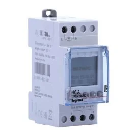 LEGRAND Interrupteur horaire 16A monophasé digital programmable jour/hebdo 2 modules - 412631
