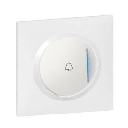 LEGRAND Dooxie Bouton poussoir lumineux et marquage sonnette blanc complet