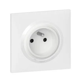LEGRAND Dooxie Prise de courant 2P+T easyréno pour rénovation blanc complet