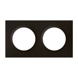 LEGRAND Dooxie Plaque double noir - 600892
