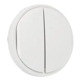LEGRAND Céliane Enjoliveur double poussoir NO+NF lumineux blanc - CB3001