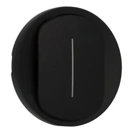 LEGRAND Céliane Enjoliveur interrupteur ou va-et-vient témoin noir - CN0007