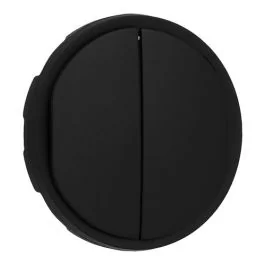 LEGRAND Céliane Enjoliveur double poussoir NO+NF lumineux noir - CN3001