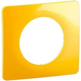 LEGRAND Céliane Plaque simple jaune safran - CP0401