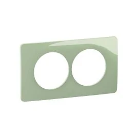 LEGRAND Céliane Plaque double vert celadon E57 - CP0506