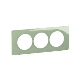 LEGRAND Céliane Plaque triple vert celadon E57 - CP0507