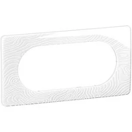 LEGRAND Céliane Plaque 4 à 5 modules blanc relief - CP0608