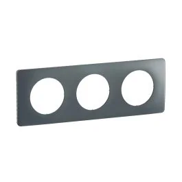 LEGRAND Céliane Plaque triple bleu orage - CP0903
