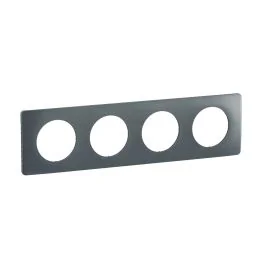LEGRAND Céliane Plaque quadruple bleu orage - CP0904