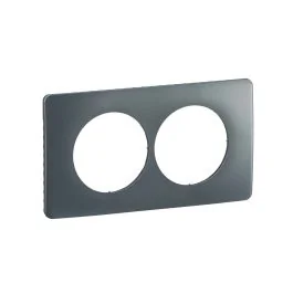 LEGRAND Céliane Plaque double bleu orage E57 - CP0906