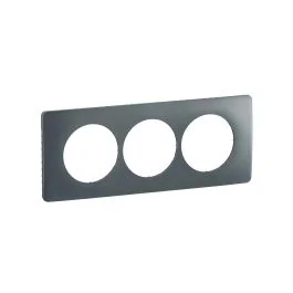 LEGRAND Céliane Plaque triple bleu orage E57 - CP0907
