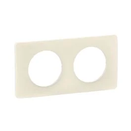 LEGRAND Céliane Plaque double blanc amande - CP1102