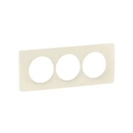 LEGRAND Céliane Plaque triple blanc amande E57 - CP1107
