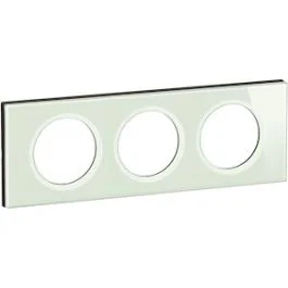 LEGRAND Céliane Plaque triple verre opale blanc - CP2003