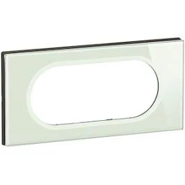 LEGRAND Céliane Plaque 4 à 5 modules verre opale blanc - CP2008
