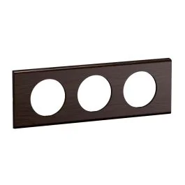 LEGRAND Céliane Plaque triple frêne wengué - CP2503