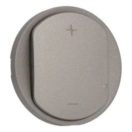 LEGRAND Céliane Enjoliveur variateur 2 fils sans neutre titanium - CT0060