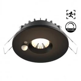MIIDEX Spot LED Esa encastrable BBC à détection IR 6W 510lm CCT noir - MII100620